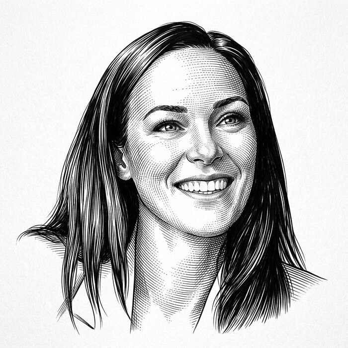 Illustrated portrait of Caitríona McNamara